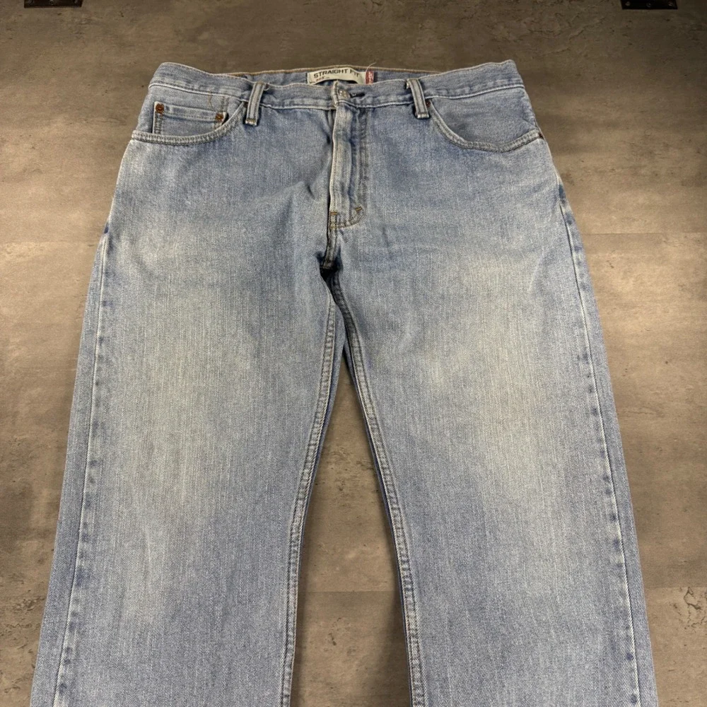 Vintage‎ Levis 505 Jeans Mens 36x32 Light Wash Faded Distressed Y2K Skate Grunge